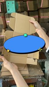 Thùng carton giấy hộp carton nắp gài/nắp cài hộp carton đóng hàng phụ kiện quần áo kích thước 13x13x5cm combo 40 hộp giao hàng nhanh hỏa tốc tp. HCM - alobox