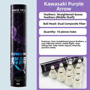 Kawasaki | Stable & Durable Training Badminton Shuttles