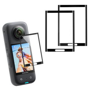 Insta360 X3 Tempered Glass Film 3D Curved Screen Protector Film Hydrogel Anti Gores Insta360 X3 Aksesoris Pelindung Layar Film Soft / Keras