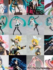 Hatsune Miku Deep Sea Maiden Racing Megurine Lead Singer Senbonzakura Princess Onion Red Riding Hood Mute Garage Kits Model Furnishing Articles