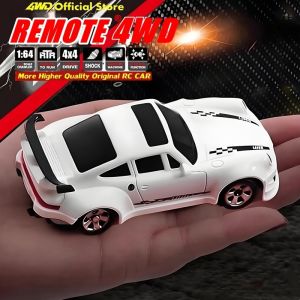 Mini RC Drift Car 1:43 or 1/64 4WD Remote Control Car High Speed Drift RC Cars with LED Lights Racing Toy Gift for Adults Kids