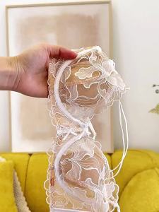 GAINREEL | Lightweight Breathable Summer Thin Straps Beautiful Back Bra with Memory Soft Steel Ring and Bunny Cup Shape