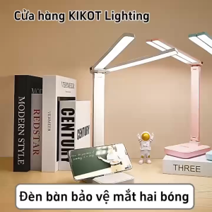 KIKOT Đèn học để bàn chống cận Bảo Vệ Mắt Có thể gập lại Nút Cảm Ứng có 3 mức điều chỉnh độ sáng