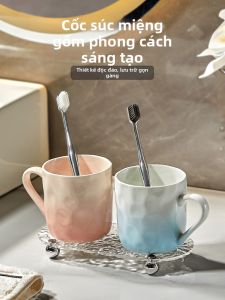 Baroquehouse | Luxurious Ceramic Toothbrush Cup Organizer