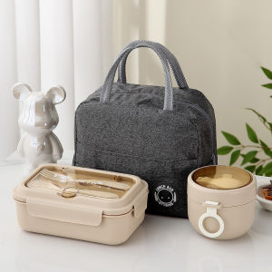 JUSTINLAU Lunch Box Portable for Children School Bento Box Compartment Sealed Food Container with Tableware Microwavable Heating