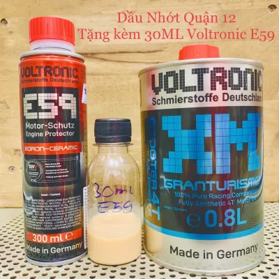 Tặng 30ML Voltronic E59 - Nhớt Xe Tay Ga Voltronic XM Scooter Ultimate 4T Granturismo Racing Motor Oil 800ML