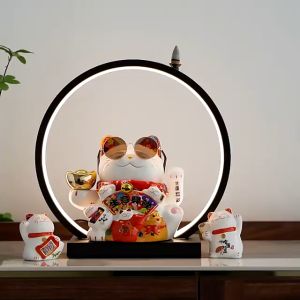 Mèo Thần Tài Vẫy Tay Giá Siêu Rẻ - Gốm Sứ Tráng Men Cao Cấp Mang Tài Lộc May Mắn Đến Cho Gia Chủ