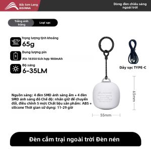 BSWOLF | Đèn Lều Dã Ngoại Sạc Điện