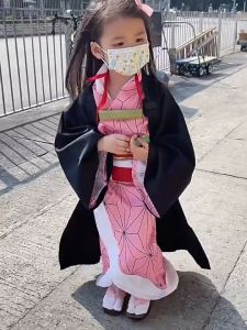 (จัดส่งจากกทม)Cosplay ดาบพิฆาตอสูร ชุดเนสึโกะ ชุดคอสเพลย์ เสื้อดาบพิฆาตอสูร ชุดชิโนบุ ชุดดาบพิฆาตอสูร Kimetsu no Yaiba Kamado Nezuko tanjirou Shinobu Giyuu Zenitsu Nezuko Kimono เสื้อผ้าอนิเมะ เสื้อผ้าเด็ก