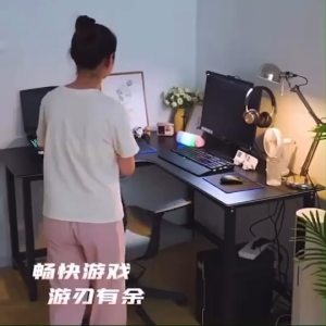 โต๊ะคอมพิวเตอร์ โต๊ะเข้ามุม รองรับน้ำหนักสูงสุด 400kg โต๊ะคอมพิวเตอร์ ขาเหล็กหนาเวอร์ชั่นพิเศษ