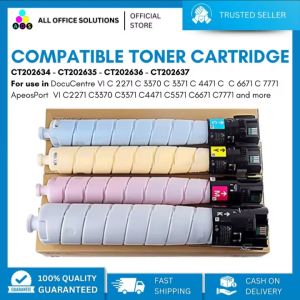 AOS Compatible Fuji Xerox Toner Cartridge CT202634 - CT202637 for ApeosPort-VI DocuCentre-VI C2271 C3370 C3371 C4471 C5571 C6671 C7771