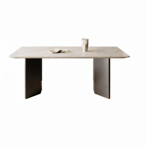 Natural Luxury High-end Italian Minimalist Stone Dining Table