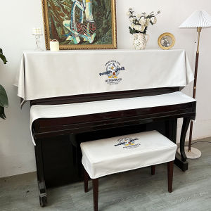 Piano Cover Dustproof Full Cover Modern Minimalist Cover Cloth Slipcover Fresh Half Cover Korean Style Piano Cover Fabric Scandinavian Piano Cover