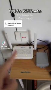 KUKU V380 12V Uninterruptible Power Supply Mini UPS Battery Backup UPS para sa wifi router/modem Outdoor CCTV Security Cameras Ilaw Telepono Power Failure Durable Power Supply Indoor CCTV Built-in Battery Working System IP Camera Power Cord