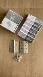 1 BOX Engsel Pintu Tebal Stainless 4 Inch Silver chrome