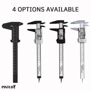 1PC Mini Nhựa Vernier Caliper 0-150mm Thước Đo Dụng Cụ Đo Lường Cho Học Sinh Chế Biến Gỗ Chơi Caliper Với Số Đo Chính Xác