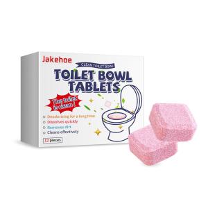 12pcs Toilet Bowl Cleaner Effervescent Tablet For Remove Yellow Stains Dirt Odor Cleaning Tablets Cleaner Tool