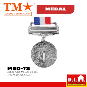 Do It Home TM All Sports Medal 3.8cm Small Silver MED-7S