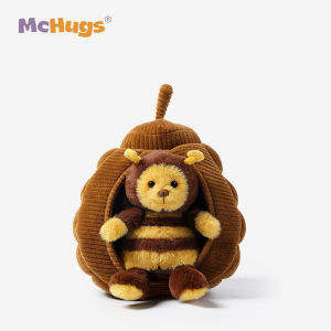 McHugs Honey Bee House Perfect Stuffed Animal Holiday Birthday Gift Super Soft and Cuddly Good for Girls and Boys Employees Collectors 7 Inch