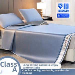 Summer Air Conditioner Friendly Icy Silk Bed Cover 3-piece Set