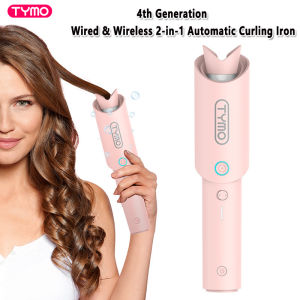 TYMO CURLGO portable wireless negative ion automatic curling rod