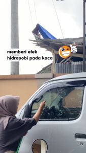 FIX - Pelapis Kaca Mobil Efek Daun Talas / Kaca Mobil Anti Air Hujan / Glass Coating