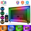 ColorRGB 5050 Dây Đèn LED Ánh Sáng USB 5V Ruy Băng Linh Hoạt Bluetooth Ứng Dụng Điều Khiển Đèn Nền TV Với 16 Triệu Màu Chip SMD5050. 