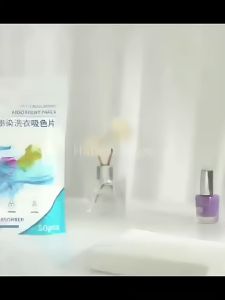 [50Pcs/Bag] Color Absorption Sheet Washing Machine Laundry Cloth Anti Dyed Papers Color Grabber Tools