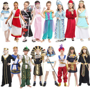 WUYIMEI | Halloween Costume for Children Party Egyptian Greek Zeus