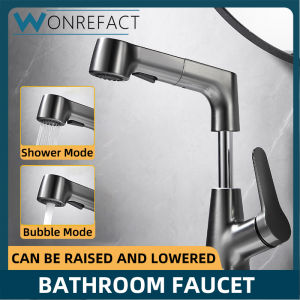 Bathroom Sink Faucet 2 Mode 1080° Rotating Faucet Toilet Tap Multifunctional Lift Faucet Quick Cleaning