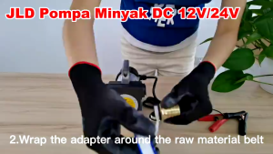 COD Pompa Solar Minyak bensin 12V Electric Transfer Pump Stainles untuk pom mini