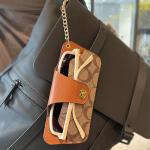 Glasses Case Fancy Accessible Luxury Mens and Womens Sun Glasses Package Pendant Retro Portable Myopia Glasses Sunglasses Clip