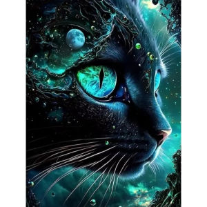 Black Cat Mysterious Feline Jigsaw Puzzle 500 1000 1200 2000pcs For Adults Family Fun Time Stress Relief Home Decor Toy
