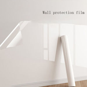 Transparent and detachable anti oil contact protective film bedroom wall sticker kitchen wall electrostatic wallpaper