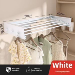 Foldable Invisible Clothes Drying Rack