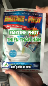 Men vi sinh EMZONE-PHOT xử lý bể phốt bể kỵ khí gói 200gr