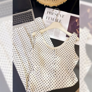 PAIBOLI | Chic Dotted Strap Mini Dress
