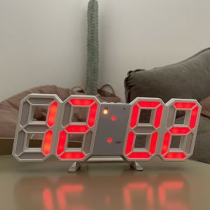Digital Wall Clock Desk Watches Electronic Alarm Modern Home Decoration for Bedroom Decor Interior Led Table Clocks Living Room