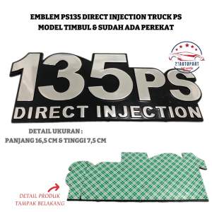 Emblem Tulisan PS135 Direct Injection Truck PS