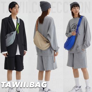 Tawii.Ins Shoulder Bag Crossbody Bag for men women Street Fashion Sling bag for women Waterproof  Large Capacity