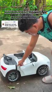 Electric Car For Kids Ride On Rechargeable Four-wheel Vehicle Remote Control with Bluetooth Music