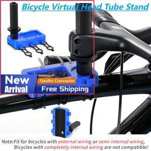 Bicycle Virtual Head Tube Stand For Bicycle Road Mountain Bikes Gravel Cycling Ultralight Virtual Head Tube Bicycle Repair Tool