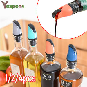 YESPERY Kitchen Soy Sauce Bottle Pour Nozzle Silicone Bottle Stopper Household Oil Pot Automatic Opening and Closing Bottle Mouth Stopper