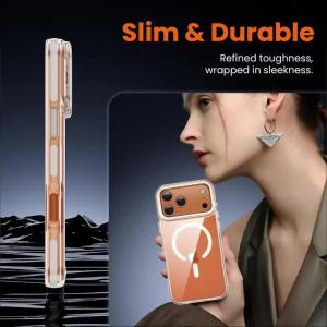 Magnetic For Magsafe Case For iPhone 17 Pro Max Hybrid Hard Cover for iPhone 17 Pro Max 18 16 15 14 13 12 11 Clear Soft Bumper