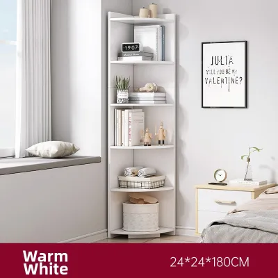 SONGE | Solid Wood Corner Shelf Multipurpose Bookshelf