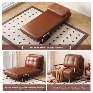 Two-in-one Foldable Sofa Bed for Living Room and Bedroom