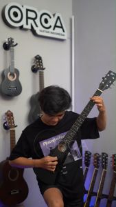 ORCA Gitar Akustik Backpacker Tanam Besi OR - BK300 Senar String Guitar