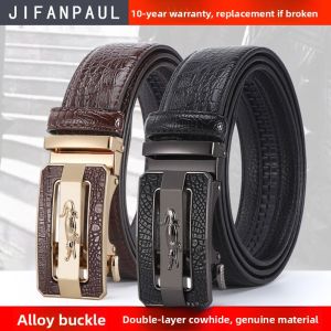 JIFANPAUL | Automatic Buckle Leather Belt for Men