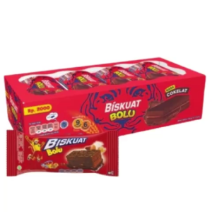 BISKUAT BOLU CAKE 1 Box Isi 12 Pcs x 16 Gram
