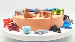 Bandai | Anime 24Pcs Deep Sea Monster Action Figures Doll Toys  PVC Model Sea Eater Bloop Gran Maja Sea Creatures Animal  Christmas Gift